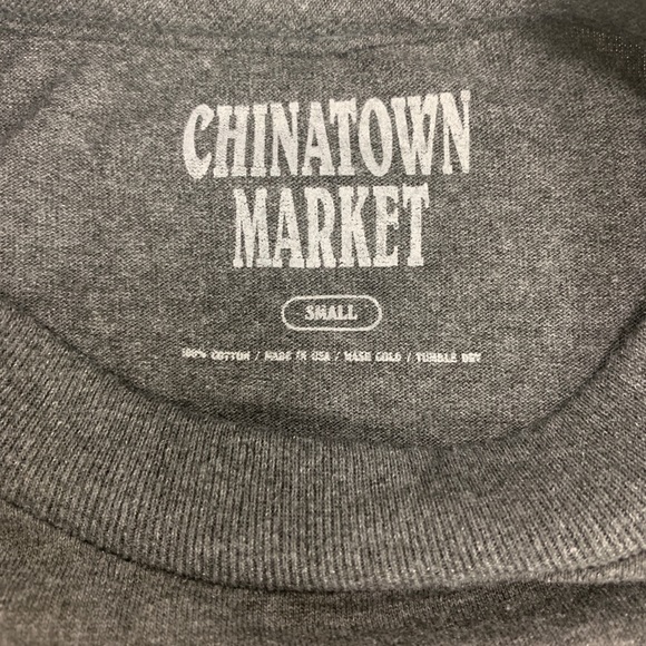 Chinatown Market Drop the Mic Gray T Shirt - Picture 3 of 4
